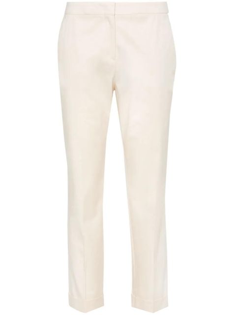 ETRO cropped gabardine trousers - Neutrals
