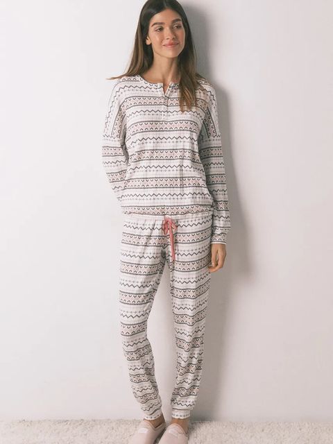 women'secret komplet piżamowy damska kolor biały 3132261 - zdjęcie produktu nr 1