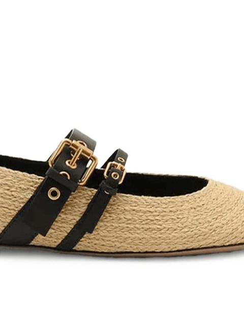 FARM Rio buckle-strap ballet flats - Neutrals - zdjęcie produktu nr 2