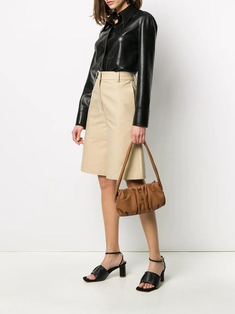 Elleme ruched shoulder bag - Brown - zdjęcie produktu nr 2