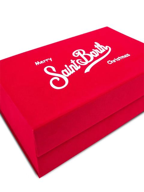 MC2 Saint Barth embroidered beanie pouch (set of two) - Black - zdjęcie produktu nr 2