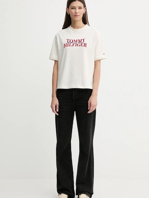 Tommy Hilfiger t-shirt bawełniany - zdjęcie produktu nr 1