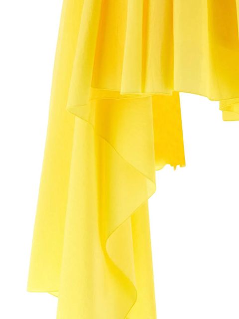 Jacquemus La Robe triangle asymmetrical dress - Yellow