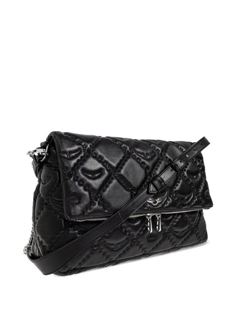 Zadig&Voltaire quilted leather shoulder bag - Black