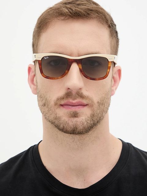 Ray-Ban okulary przeciwsłoneczne kolor brązowy 0RB2240