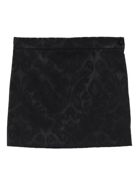 Chloé damask-pattern skirt - Black - zdjęcie produktu nr 1