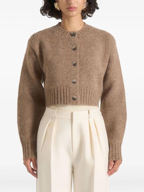 Manière De Voir Caren brushed button cardigan - Neutrals - zdjęcie produktu nr 1