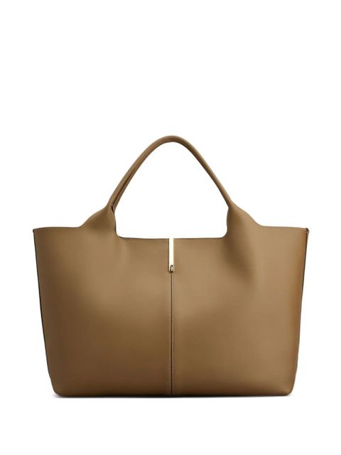 Tod's medium leather tote bag - Brown - zdjęcie produktu nr 1