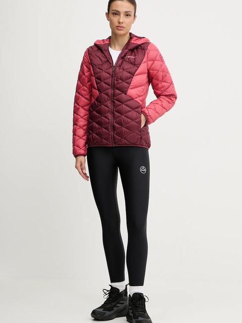 LA Sportiva kurtka sportowa puchowa Pinnacle Down kolor bordowy ZASJ098 - zdjęcie produktu nr 2