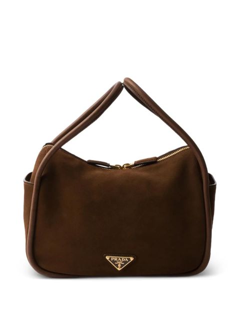 Prada Darling suede tote bag - Brown