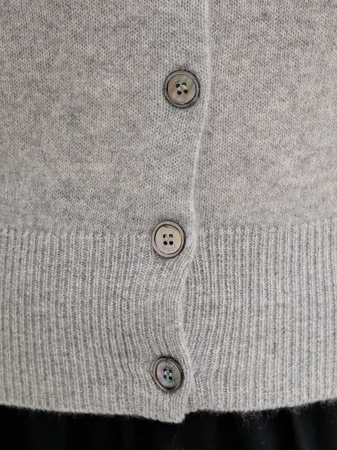 Joop! kardigan kaszmirowy damski kolor szary lekki 30044783