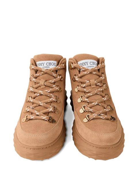 Jimmy Choo Diamond Maxi Hike F suede high-top sneakers - Neutrals