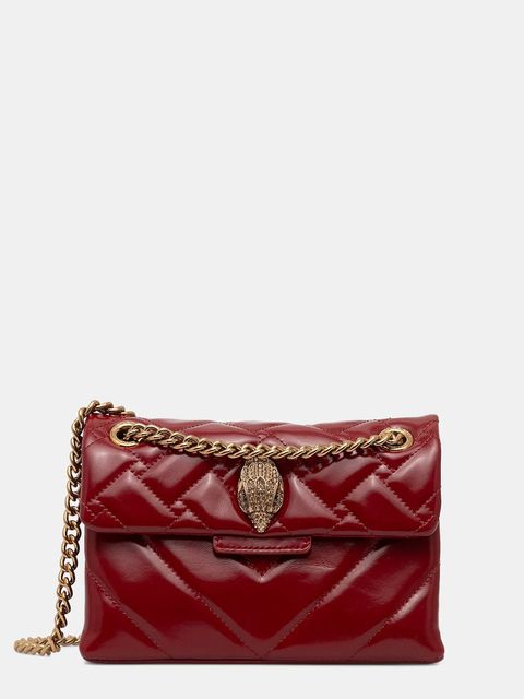 Kurt Geiger London torebka skórzana KENSINGTON kolor bordowy 846350319 - zdjęcie produktu nr 1