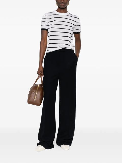Max Mara striped T-shirt - White