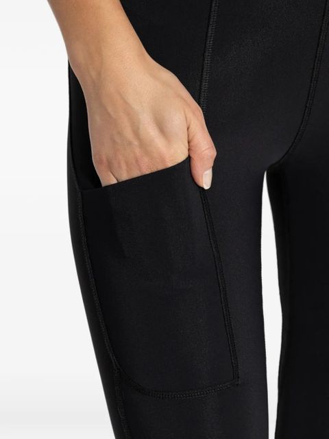 Coperni elasticated cycling capri shorts - Black
