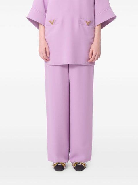 Valentino Garavani Cady Couture trousers - Purple