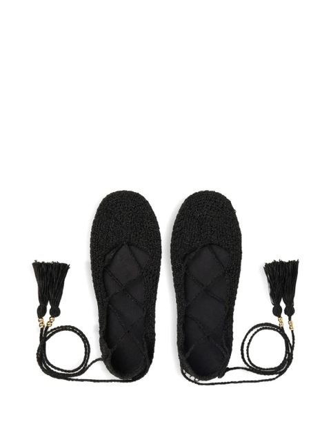 Alanui Sound Of The Sea ballet flats - Black