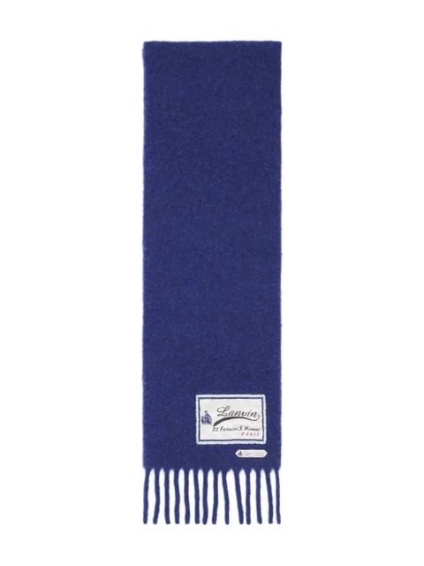 Lanvin fringed scarf - Blue - zdjęcie produktu nr 1