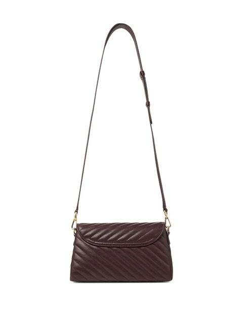 Jimmy Choo Curve quilted shoulder bag - Brown