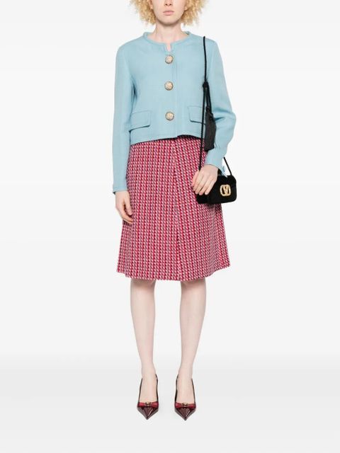 Valentino Garavani embellished button jacket - Blue