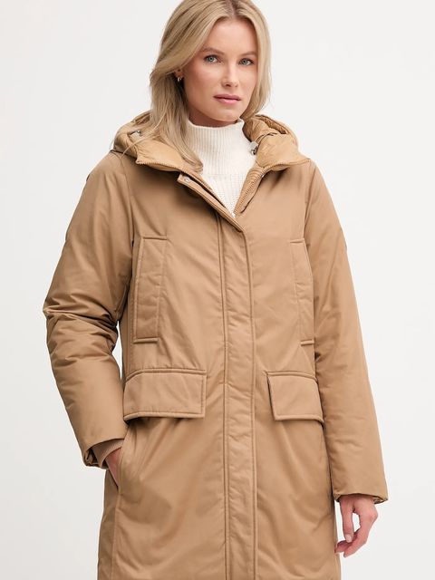 Tommy Hilfiger kurtka kolor brązowy zimowa WW0WW46533 - zdjęcie produktu nr 1