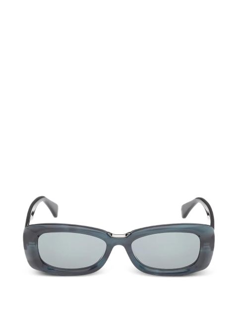 Max Mara Eyewear rectangle-frame sunglasses - Green - zdjęcie produktu nr 1