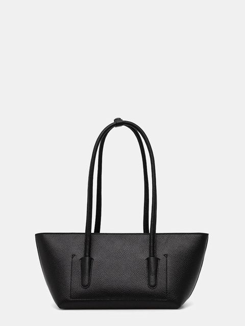 Coccinelle torebka skórzana DOUBLE BEAT kolor czarny E1 T8A 11 03 01