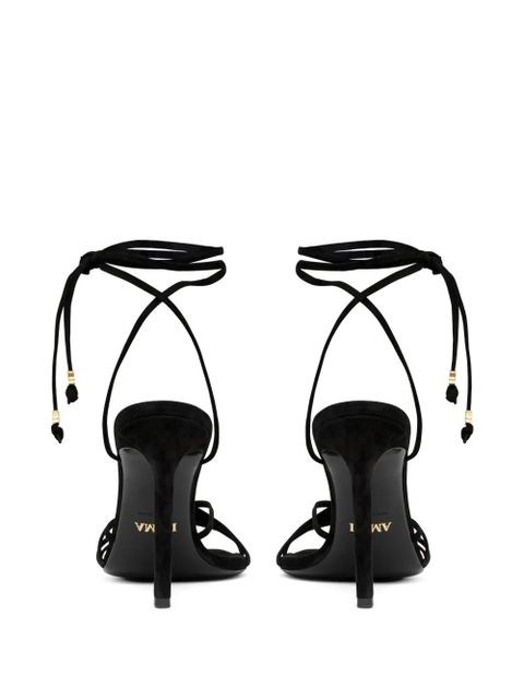 AMIRI Ma tie-fastening heeled pumps - Black