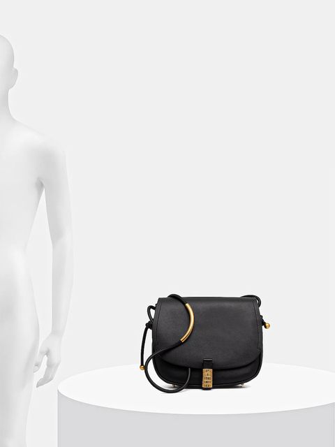 Pinko torebka skórzana kolor czarny 103830 A1ZX