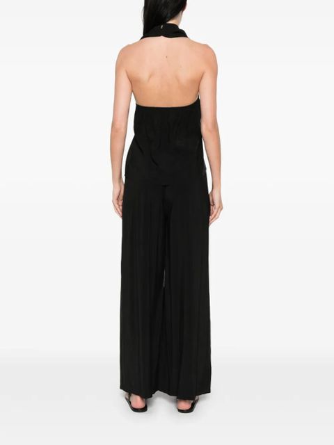 Eleh tie front top - Black