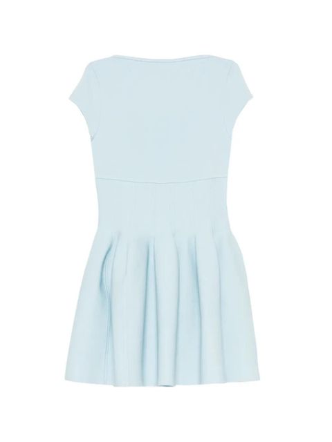 Simkhai square-neck flared mini dress - Blue - zdjęcie produktu nr 2