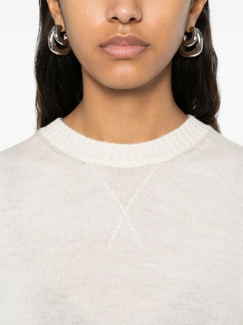 Jil Sander + merino-wool sweater - White