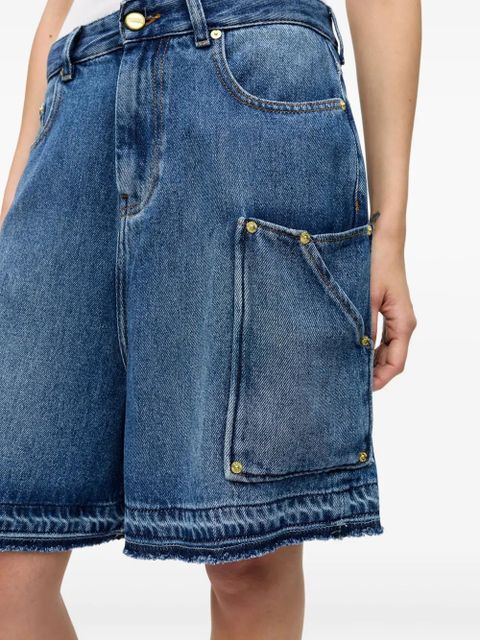 GANNI denim shorts - Blue