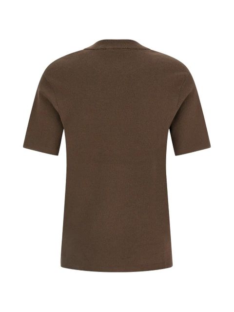 ENTIRE STUDIOS mercerized crew neck T-shirt - Brown - zdjęcie produktu nr 2