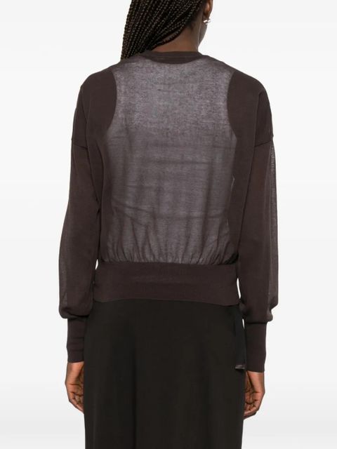 Paloma Wool round-neck long-sleeve sweater - Brown - zdjęcie produktu nr 2