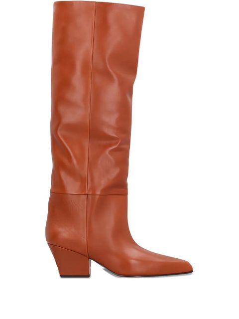 Paris Texas 60mm Jane leather knee-high boots - Brown