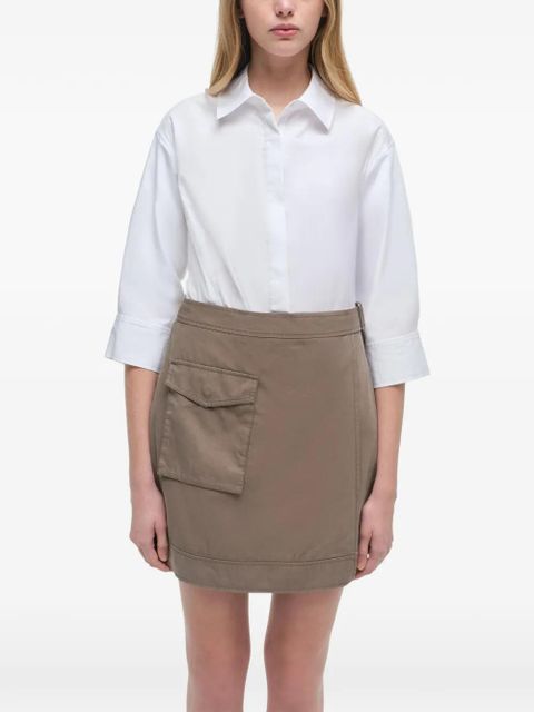 Simkhai Fraser long-sleeve mini skirt - Neutrals