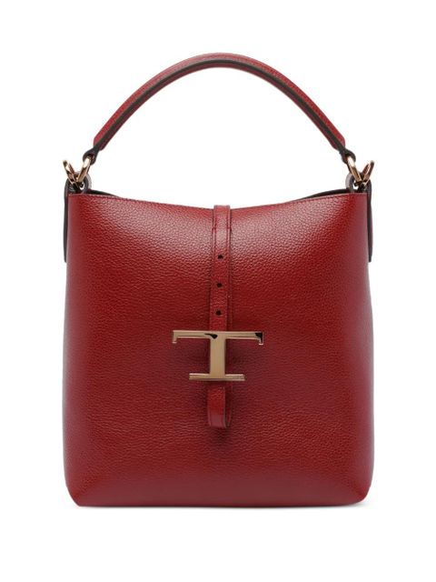Tod's small t-buckle bucket bag - Red - zdjęcie produktu nr 1