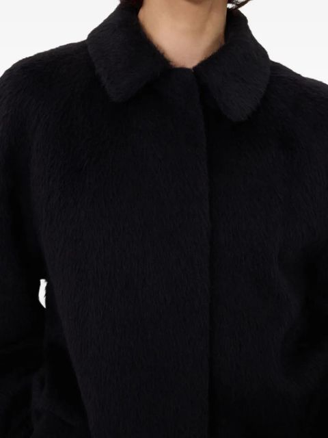 LouLou de Saison JAKOB concealed-button placket coat - Black