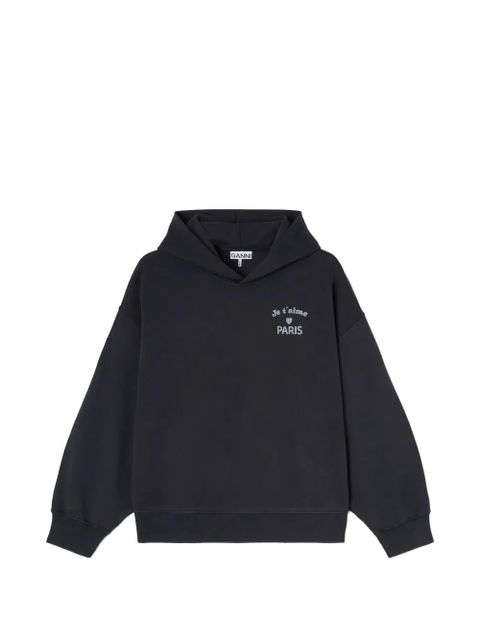 GANNI Club Paris hoodie - Black - zdjęcie produktu nr 1