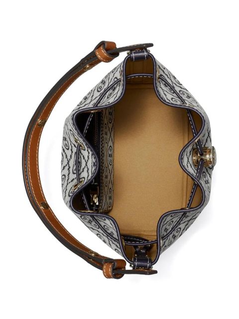 Tory Burch T-Monogram bucket bag - Grey