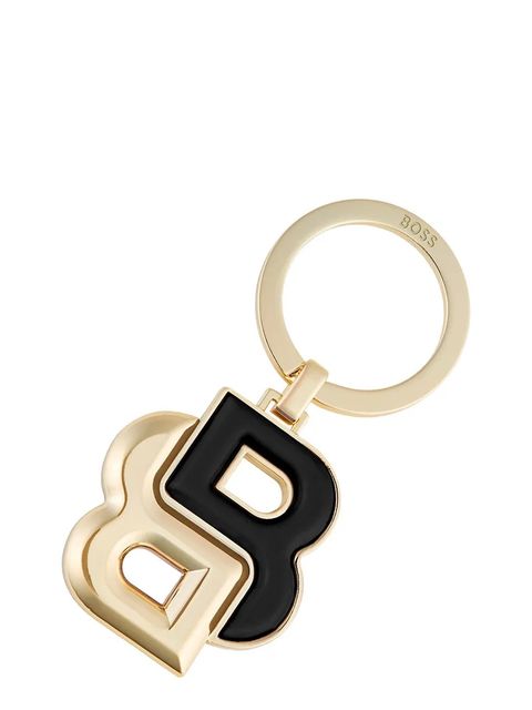 BOSS brelok do kluczy Double B Black & Gold kolor multicolor - zdjęcie produktu nr 1