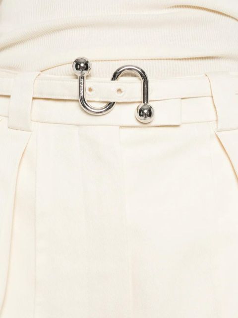 Sportmax Idoneo belt pleated pallazo pants - Neutrals