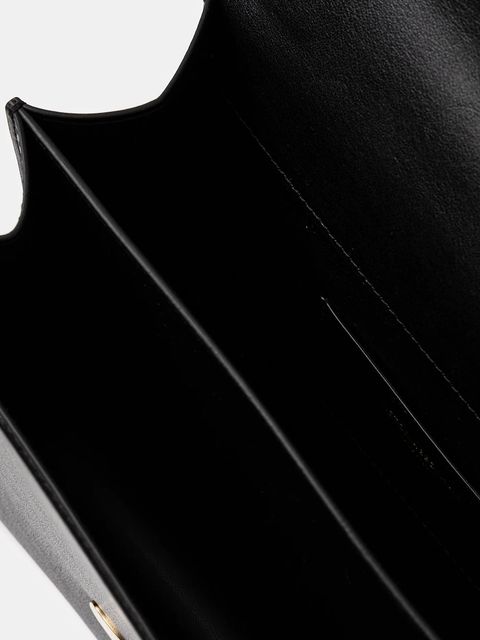 Victoria Beckham torebka skórzana kolor czarny B325AAC006648A