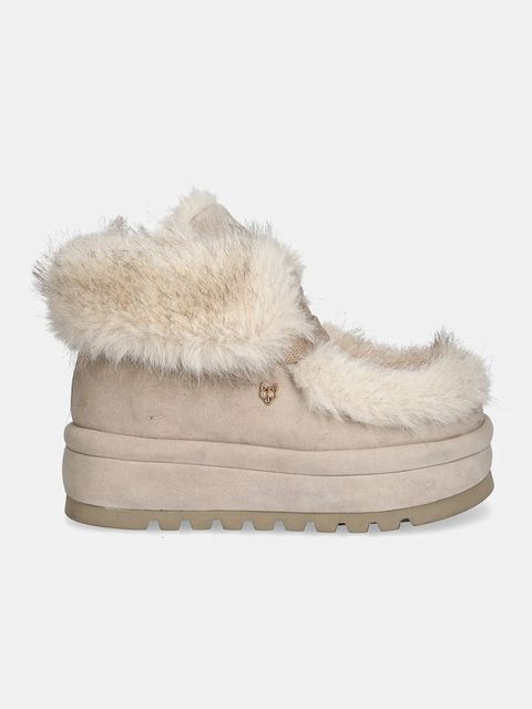 Naked Wolfe śniegowce Bambi kolor beżowy Bambi Faux Fur Suede Ice - zdjęcie produktu nr 2