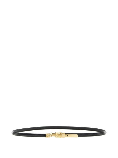 FENDI FF engraved metal loop belt - Black
