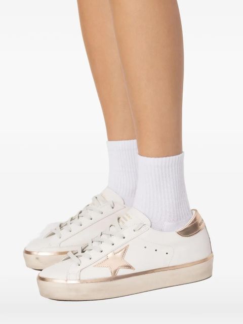 Golden Goose Hi Stars lace-up sneakers - White