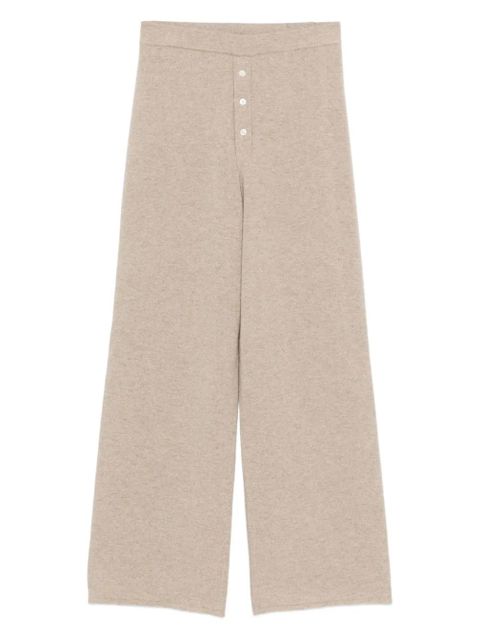 Guest In Residence cashmere straight-leg trousers - Brown - zdjęcie produktu nr 1
