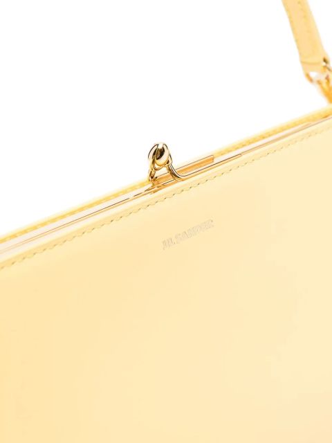 Jil Sander Goji leather shoulder bag - Yellow