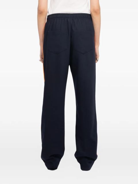 Zadig&Voltaire Poma stripe track pants - Blue